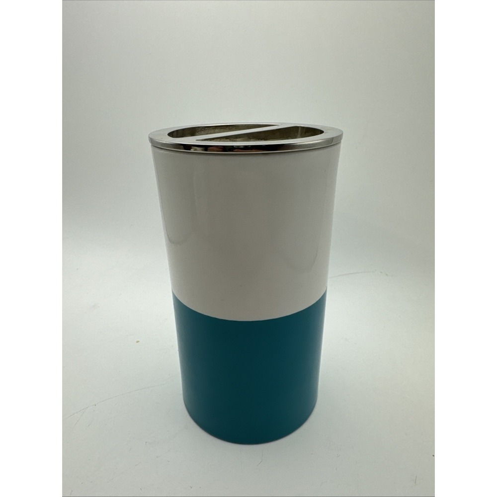 Kate Spade New York Green/teal White Toothbrush Holder - Very Clean
